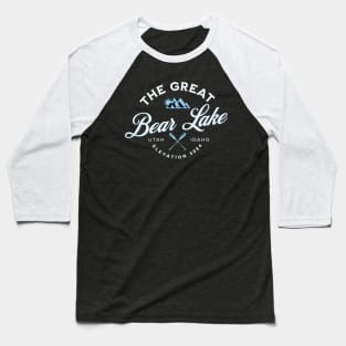 Bear Lake Utah Idaho Elevation 5924 Baseball T-Shirt